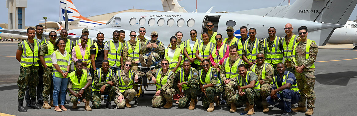 New Hampshire Guard, Cabo Verde Partners Conduct Aeromedical Exchange